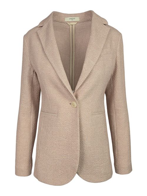 giacca donna lavorazione stuoia rosa Circolo 1901 | FD3971034